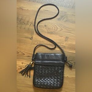 Leather crossbody bag